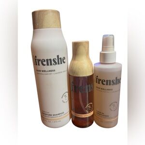 Being Frenshe Cashmere Vanilla Shampoo 16oz,Leave-in Conditioner 6oz & Mist New